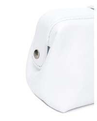 Белый кожаный клатч от A.F.Vandevorst