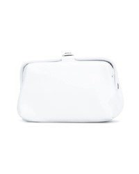 Белый кожаный клатч от A.F.Vandevorst