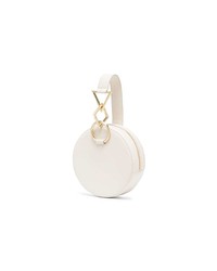 Белый кожаный клатч от Tara Zadeh