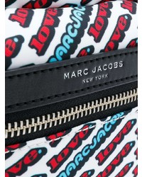 Женский белый кожаный рюкзак с принтом от Marc Jacobs