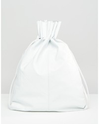 Женский белый кожаный рюкзак от Asos
