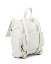 Женский белый кожаный рюкзак от Calipso