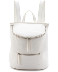 Женский белый кожаный рюкзак от Derek Lam 10 Crosby
