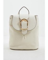 Женский белый кожаный рюкзак от Lauren Ralph Lauren