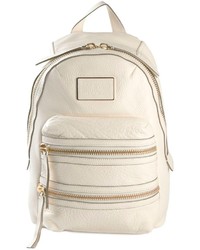Женский белый кожаный рюкзак от Marc by Marc Jacobs