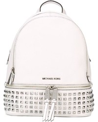Женский белый кожаный рюкзак от MICHAEL Michael Kors