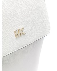 Женский белый кожаный рюкзак от MICHAEL Michael Kors