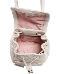 Женский белый кожаный рюкзак от Kate Spade