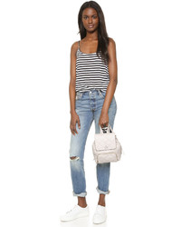 Женский белый кожаный рюкзак от Kate Spade