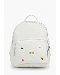 Женский белый кожаный рюкзак от Ors Oro