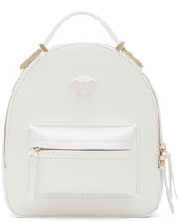 Женский белый кожаный рюкзак от Versace