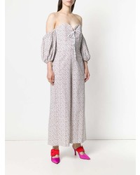 Белый комбинезон с принтом от Vivetta