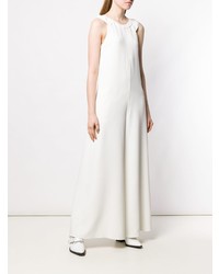 Белый комбинезон с рюшами от RED Valentino