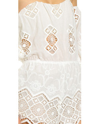 Белый комбинезон с шортами крючком от Stone_Cold_Fox