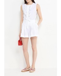 Белый комбинезон с шортами от Boutique Moschino