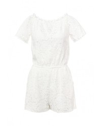 Белый комбинезон с шортами от By Swan