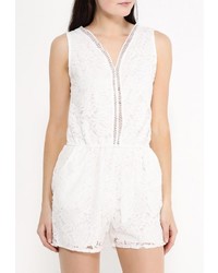 Белый комбинезон с шортами от By Swan