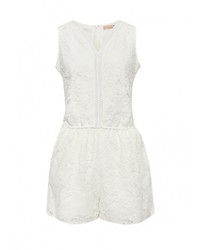Белый комбинезон с шортами от By Swan