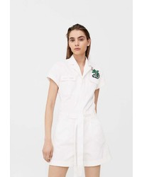 Белый комбинезон с шортами от Mango