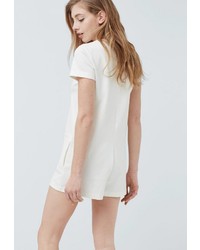 Белый комбинезон с шортами от Mango