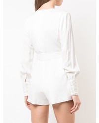 Белый комбинезон с шортами от Alexis