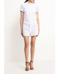 Белый комбинезон с шортами от Naf Naf