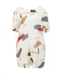 Белый комбинезон с шортами от NATIVE YOUTH