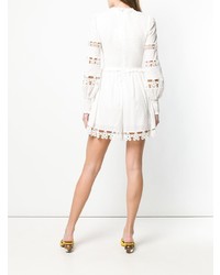 Белый комбинезон с шортами от Zimmermann