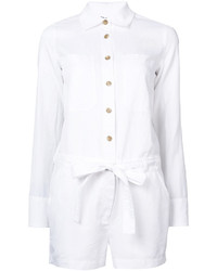 Белый комбинезон с шортами от Robert Rodriguez