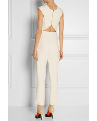 Белый комбинезон от Roland Mouret