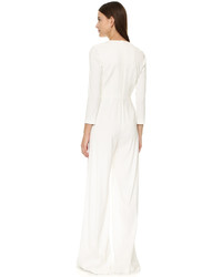 Белый комбинезон от Veronica Beard