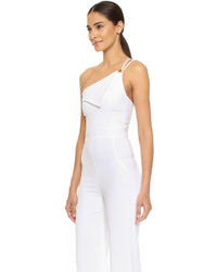 Белый комбинезон от Cushnie et Ochs