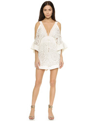 Белый кружевной комбинезон с шортами от Alice McCall