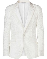 Белый кружевной пиджак
