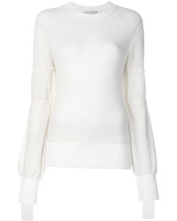 Женский белый кружевной свитер от 3.1 Phillip Lim