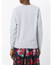 Женский белый кружевной свитер от Kenzo