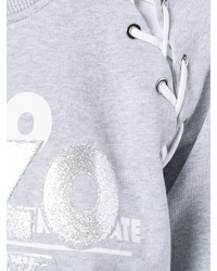 Женский белый кружевной свитер от Kenzo