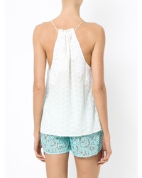 Белый кружевной топ без рукавов от Martha Medeiros