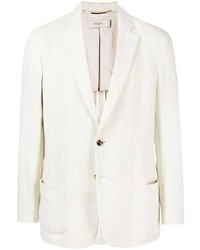 Мужской белый льняной пиджак от Agnona