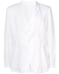 Мужской белый льняной пиджак от Aspesi
