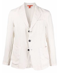 Мужской белый льняной пиджак от Barena