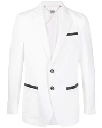 Мужской белый льняной пиджак от Billionaire