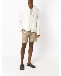 Мужской белый льняной пиджак от OSKLEN