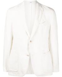 Мужской белый льняной пиджак от Boglioli