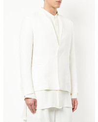 Мужской белый льняной пиджак от Sartorial Monk