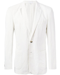 Мужской белый льняной пиджак от Hardy Amies