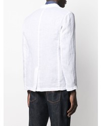 Мужской белый льняной пиджак от Altea