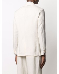 Мужской белый льняной пиджак от Paul Smith