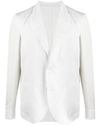 Мужской белый льняной пиджак от Neil Barrett
