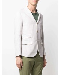 Мужской белый льняной пиджак от Eleventy